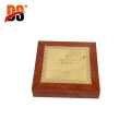 DS High Quality Custom Rosewood Mosaic Gold Silver Commemorative Coin Display Wooden Box